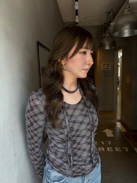 ジーナ(XENA) オリーブベージュ　顔型別ヘアスタイル特集