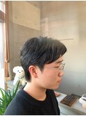 短めフェザーショート