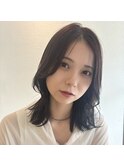 艶カラー×ミディアムレイヤー