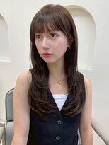 ノイ 銀座(noi)&nbsp;顔周りレイヤーカットベージュカラーくびれレイヤーカット韓国