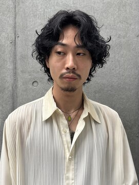 ランズサンズ 表参道(runsuns) メンズカットパーマ/メンズパーマ/学割U24/センターパート