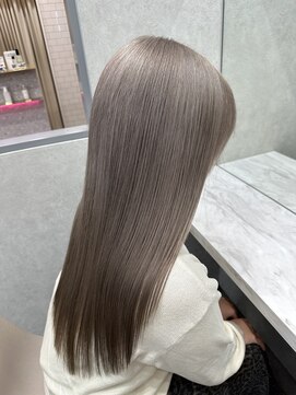 ロンド マーレ 天神大名店(Lond mare) 黒髪/オリーブグレー/小顔/ココアベージュ/レイヤーカット