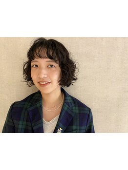 【柔らかでラフなヌケ感*】再現性の高さも魅力なパーマで、毎日のスタイリングも簡単に◇