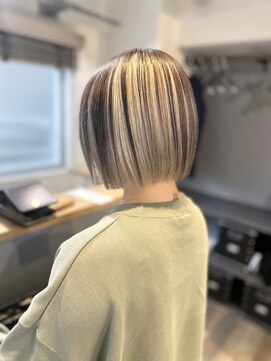 アンブレラカラー/インナーカラー/ボブ