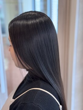 プレミアム髪質改善カラートリプルヘアエステ