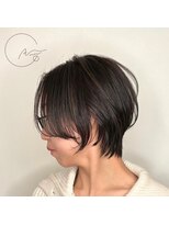 ヘアアジュールココ(hair azure CoCo...)&nbsp;ハイライト+ショートボブ