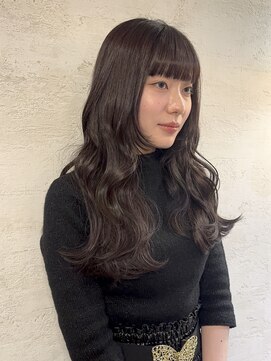 フェイバー 警固店(FAVOR) 柔らか顔周りレイヤー 重めバングロング