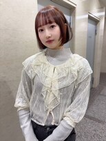 アクシス 栄ガスビル店(`AXIS)&nbsp;ピンクベージュ/アンブレラカラー/クールショート/前髪/矢場町栄