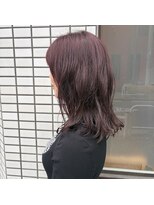 シファカ(sifaka) ミディアムレイヤー×ピンクパープル