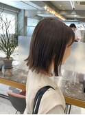 小顔見えナチュラルボブ