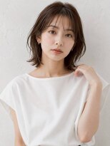 ミロアヴィタ 平尾(miroa vita)&nbsp;ミディアムレイヤー 顔周りレイヤー 20代 ダークブラウン