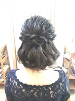 ロカット サロン(Roquat Salon)&nbsp;ボブアレンジハーフアップ【ヘアアレンジ　立川/立川南/立川】