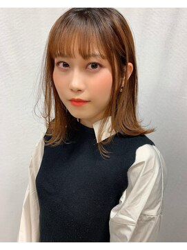 ハグ(Hug) #Hug ワンカール外はねボブ　#鹿沼