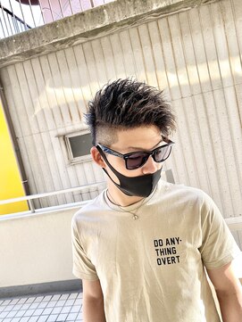 ブレイズ ザ サロン(BLAZE THE SALON) ゆるめツイスト無造作束感アシメアップバング【BLAZE 大庭】