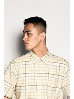 レンゲン(LENGEN)&nbsp;束感刈り上げビジネス七三ツーブロックアップバング２１