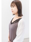 《Utoo e's つくば美容室 》上質大人ハイライト×deepベージュ