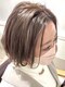 ヘアサロンキュー(hair salon que)の写真/【10周年★】白髪染めの印象を変える〈que〉グレイカラー☆暗くなりすぎず自然なイメージ通りの仕上がりに