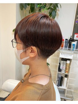 ジャスト ヘア アネックス 久里浜店(just hair ANNEX) 【just hair 京急久里浜】マッシュショート/レッドブラウン