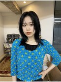 ストレートウルフヘア.