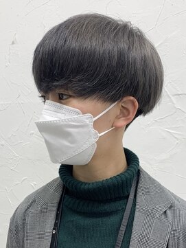 プライズ 表参道原宿店(prize) 刈上げマッシュ女子グレーカラー