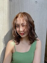 ロカ 表参道(loka)&nbsp;シアーカラー/セミディ[表参道/髪質改善/ハイライト]