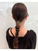結婚お呼ばれ「編み下ろし～金箔～」