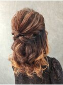 お呼ばれヘアセット