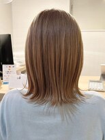 ミルヘアデザイン(mil hair design)&nbsp;ミルクティーベージュダブルカラーインナーカラーケアブリーチ