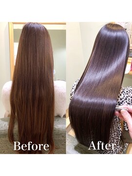 エマヘアープラス(Emma Hair plus) 《髪質改善》美髪 Before→after【Emma 田中】