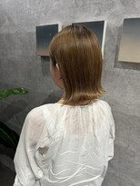 ルー(Luu)&nbsp;ベージュカラー外ハネボブ神戸/東灘/住吉/岡本/摂津本山/芦屋