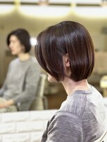 トランクサロンカッパード&nbsp;大人ぱっつんボブ＋オーガニックカラー＋生コラーゲンTR