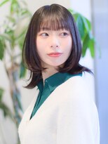 キュウ センゾクイケ(CUE SENZOKU-IKE)&nbsp;30代/40代/くびれ&透け感ミディアム