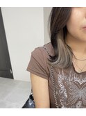 イヤリングベージュ