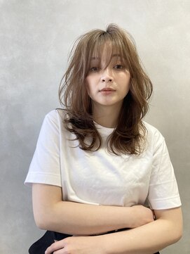 フォト イケブクロ(foto IKEBUKURO) 韓国風ミディアムウルフレイヤーハイライトブリーチダブルカラー