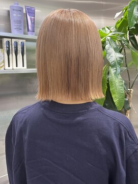 ゼスト 八王子店(ZEST) 切りっぱなしボブ/韓国ボブ【佐々木麻衣】