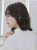 前髪/こなれミディ/イメチェン/ボブヘア/表参道