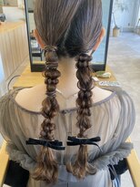 ヌール(Nuru)&nbsp;ツイン編みおろし