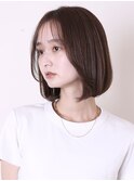 似合わせカット小顔前髪黒髪ミディアムレイヤー1103