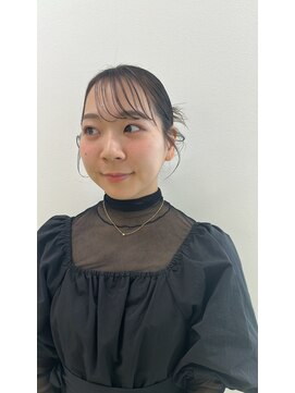 シーン 読売ランド前(SCENE) カチモリヘア/韓国ヘア/前髪カット/黒髪ヘア/タイトヘア