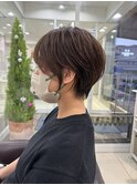 大人可愛い 20代30代40代☆小顔丸みショート奈良 西大寺