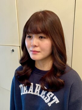 エフィールリアモ(afeel riamo) コテ巻き風パーマ