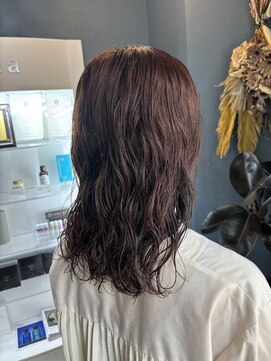 ユニコヘア(unico hair) パーマ×ピンク