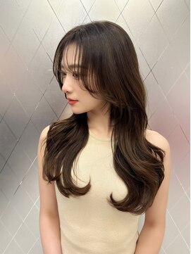 ロンド フィーユ(Lond fille) 2wayバング×なめらか顔まわり×ワンホンヘア