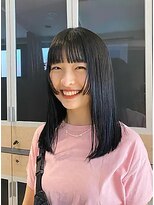 ヘアサロンガリカアオヤマ(hair salon Gallica aoyama)&nbsp;黒髪カラーと相性抜群の姫カット