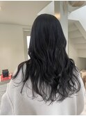 ホワイトグレージュミニウルフデジタルパーマチェリーブラウン