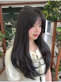 ワンカール レイヤーカット ロングレイヤー ダークカラー