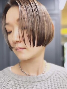 ミムデオム(MIMU de HOMME) ミニボブ×ハイライト