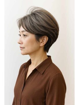 アーツ 町田(arts) ★明るい白髪染めと髪質改善の大人セミディ