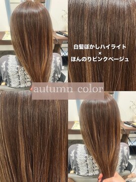 エミュ(emu.) 白髪ぼかしハイライト