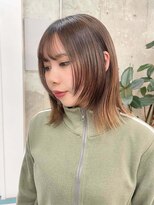 ノエ(noe) 黒髪カタログ/クラゲヘアー/オリーブグレー/栄r9